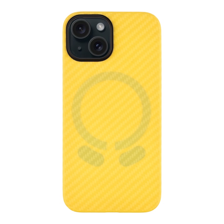 Husa De Protectie Tactical Cover Hard Magforce Aramid Industrial Limited Edition Pentru Iphone 15 Galben Rsgemag6407750X 8596311221200