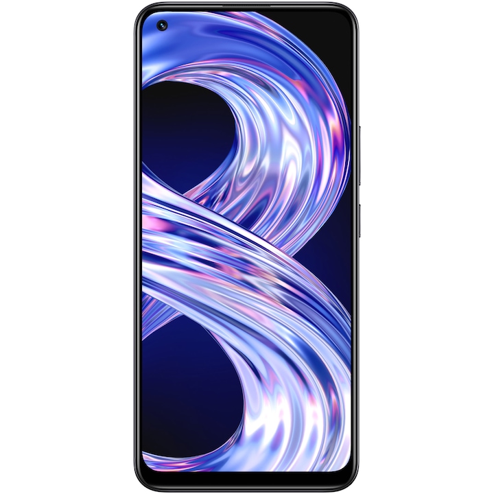 Telefon Mobil Realme 8 Dual Sim 64Gb 4G Cyber Black Rsgemag6261249X Realme 8 64 4 Black