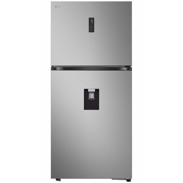 Frigider Cu Doua Usi Lg Gtfv61Pybqd 609 L No Frost Compresor Smart Inverter Wi Fi Dozator Apa H 184 Cm Cls E Argintiu Rsgemag6373538X Gtfv61Pybqd