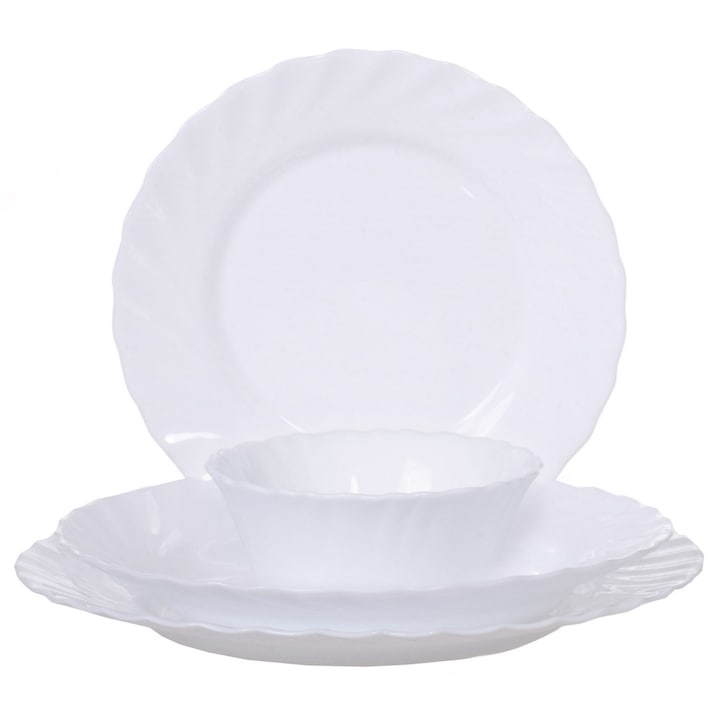 Serviciu De Masa Eljado Opal Alb Rotund 16 Piese Rsgemag6362989X 6261602160217
