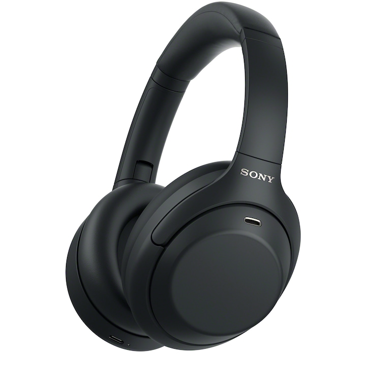 Casti Over The Ear Sony Wh 1000Xm4Cb Wireless Bluetooth Noise Cancelling Hi Res Audio Dsee Extreme Multipoint Connection Microfon Quick Charge Autonomie 27 Ore Negru Rsgemag6405258X Wh1000Xm4Cb Ce7