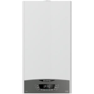 Reducere  Centrala termica murala in condensare Ariston CLAS ONE WIFI 24, 24 kW, gaz natural, afisaj LCD, schimbator caldura otel inoxidabil, control vocal, fara kit inclus