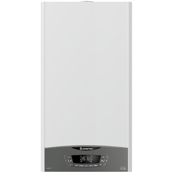 Reducere  Centrala termica murala in condensare Ariston CLAS ONE WIFI 24, 24 kW, gaz natural, afisaj LCD, schimbator caldura otel inoxidabil, control vocal, fara kit inclus