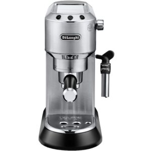 Reducere  Espressor manual De’Longhi Dedica Style EC 685, 1350 W, 15 bari, 1.1 l, Slim, Inox